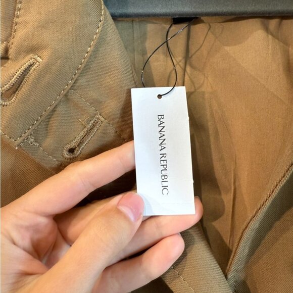 Banana Republic Voyage Belted Trench Jacket Khaki - Picture 9 of 14